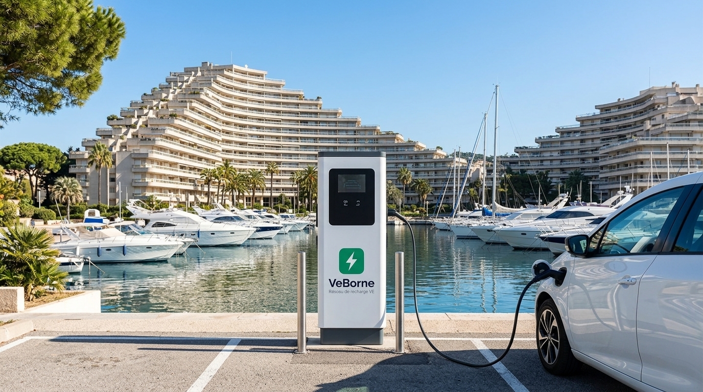 Recharge à Villeneuve-Loubet - Marina Baie des Anges